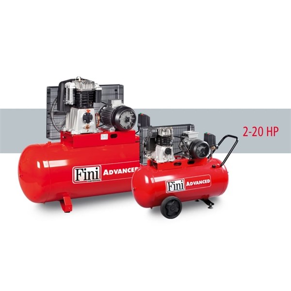 Compressore d'aria a pistoni MK ADVANCED 102 - 50-2M HP 2 - monostadio monofase - 50 litri