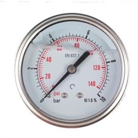 Manometro Dn50 100 Bar Glic.Post.1/4 Cassa Acc. Inox